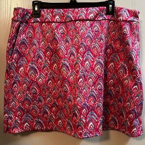 Vineyard Vines Pink and Blue Athletic Skort Women’s XL